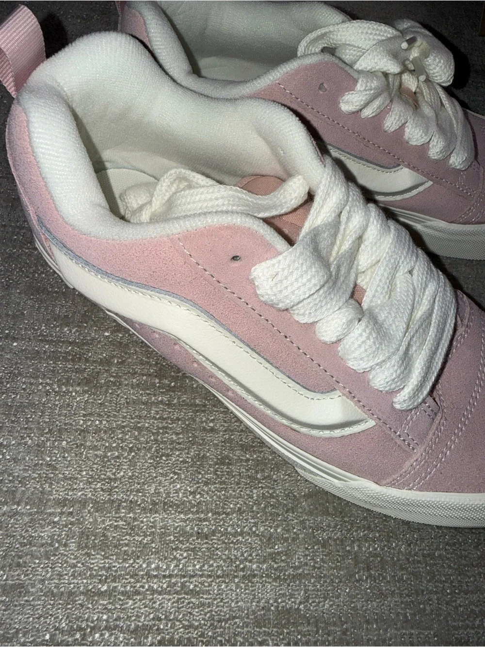 NWT Vans Knu Skool Sepia Rose Pink Suede Sneakers Women’s 8 Men’s 6.5